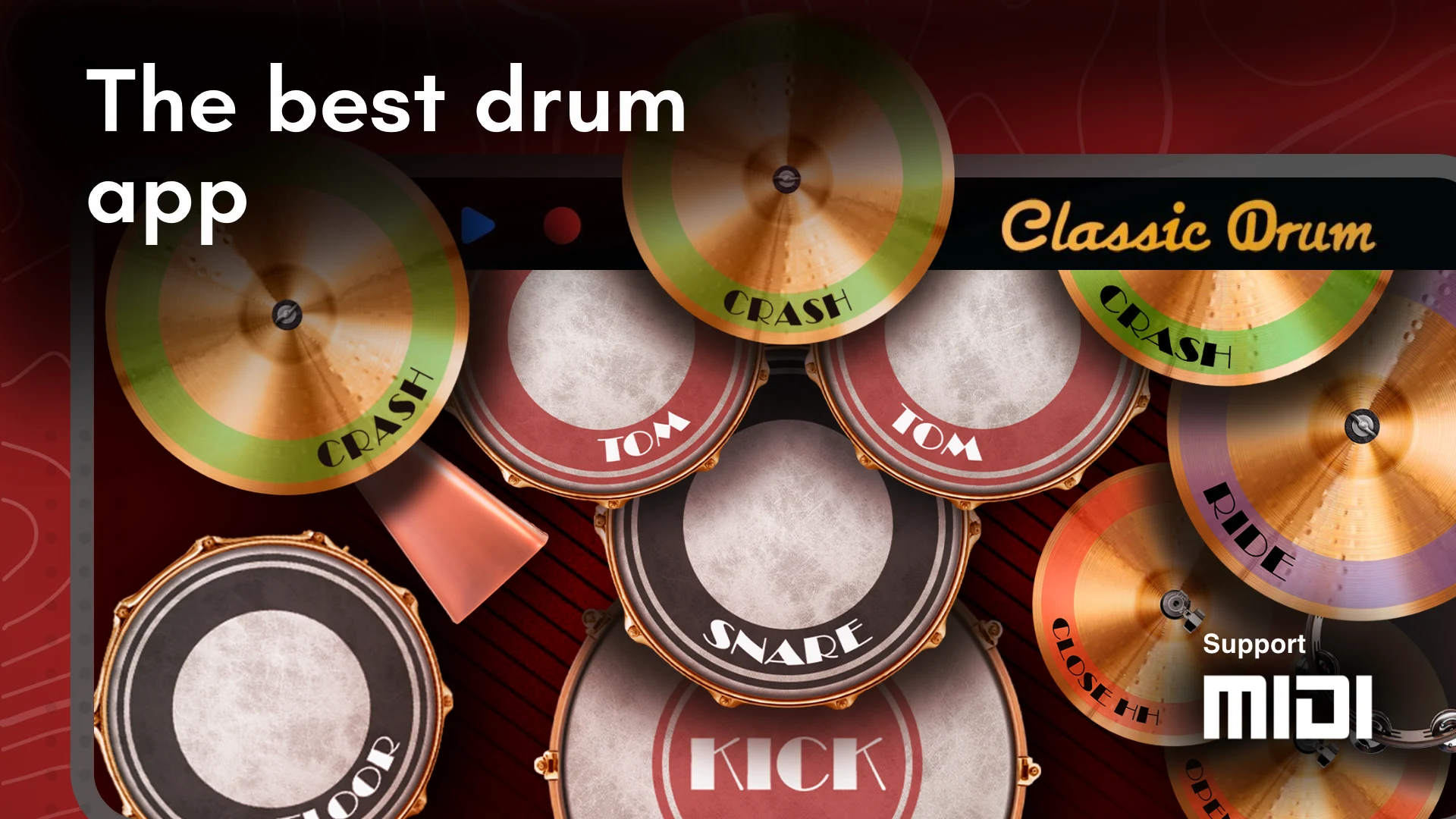 Classic Drum: play drums screenshot